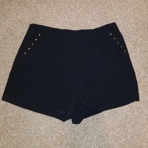 High waist dress shorts